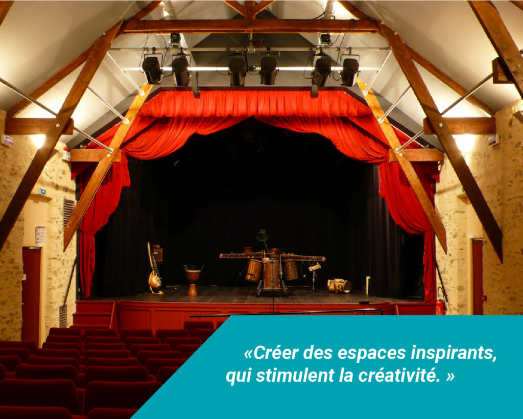«Créer des espaces inspirants, qui stimulent la créativité. »
